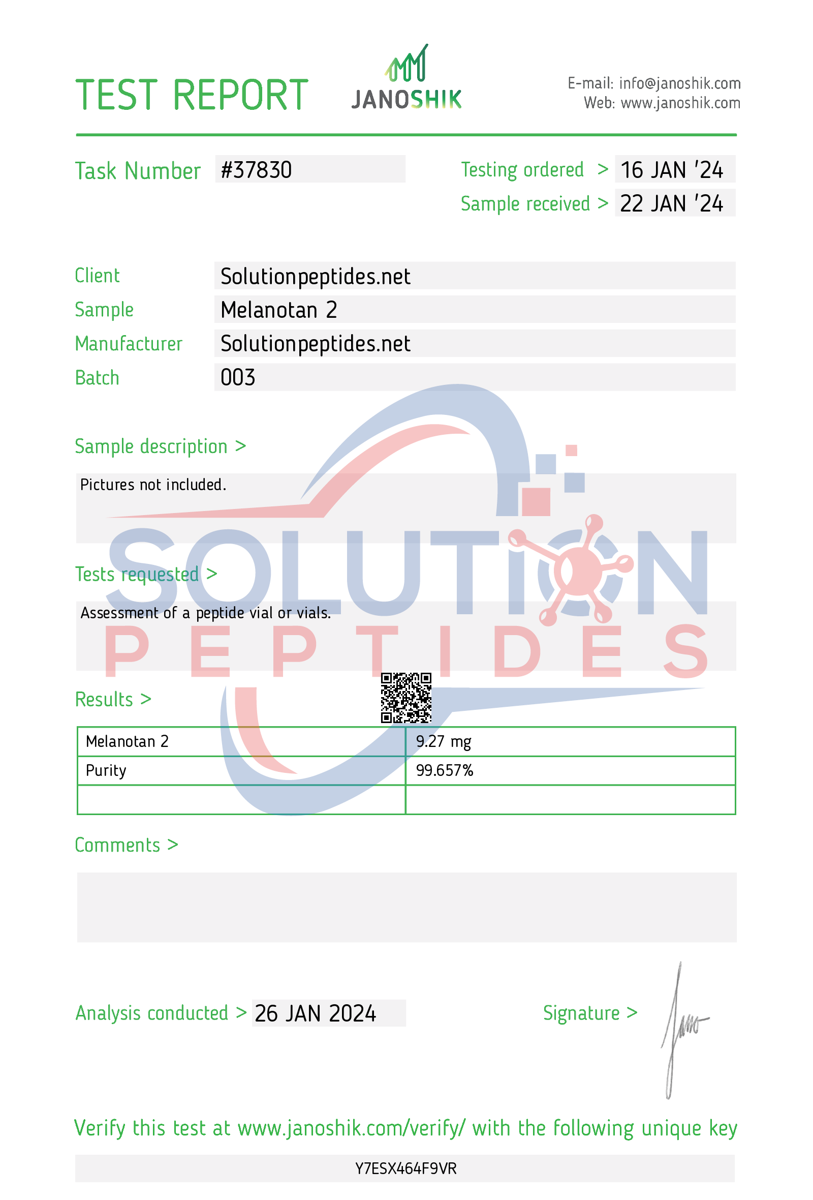 MT2 – 10mg (Current batch tested at 12mg) MT2 – 10mg (Current batch tested at 12mg)