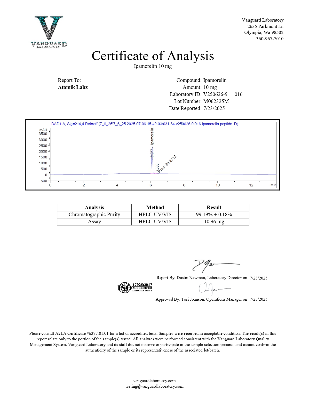 Ipamorelin – 10mg Ipamorelin – 10mg