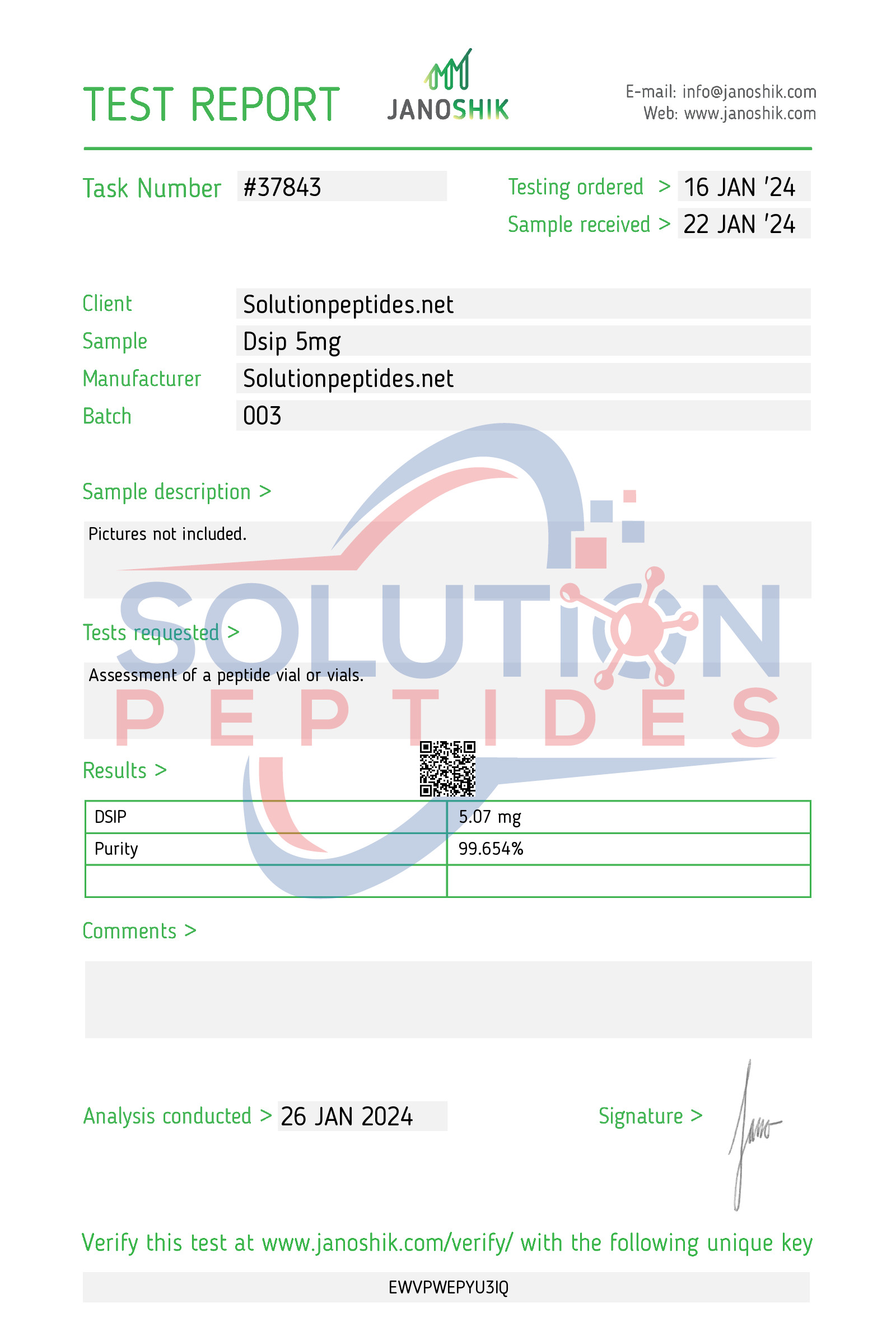 DSIP – 5mg DSIP – 5mg