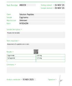 Peptide CS – 5mg/5mg