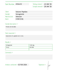 Peptide 1 (S) – 10mg