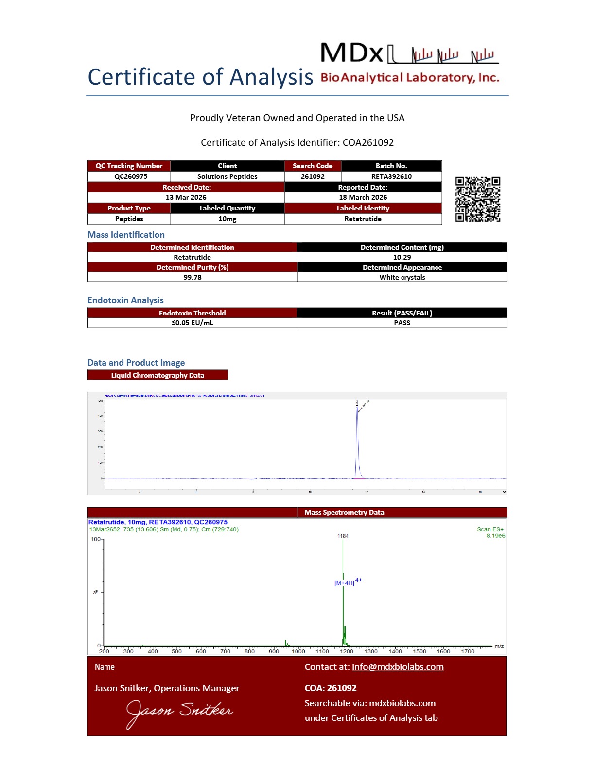Peptide 3 (R) – 10mg